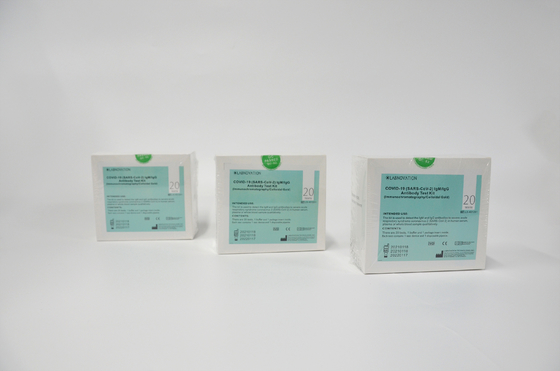 20PCS SARS-CoV-2 অ্যান্টিবডি র‌্যাপিড টেস্ট কিট ইমিউনোক্রোমাটোগ্রাফি
