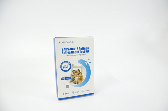 OEM CoV-2 অ্যান্টিজেন স্যালিভা হোম টেস্ট কিট সোয়াব টেস্ট 78*34*125MM