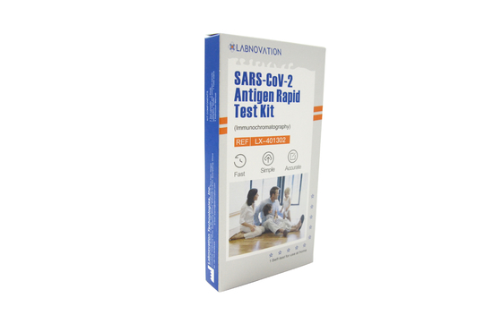 CE MSDS Nasopharyngeal নমুনা অ্যান্টিজেন সেলফ টেস্ট কিট 99.17% নির্ভুলতা
