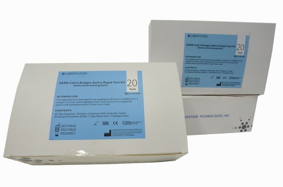 ISO9001 স্কুলের জন্য সময় সাশ্রয়কারী কেকেএম স্যালিভা অ্যান্টিজেন টেস্ট কিট