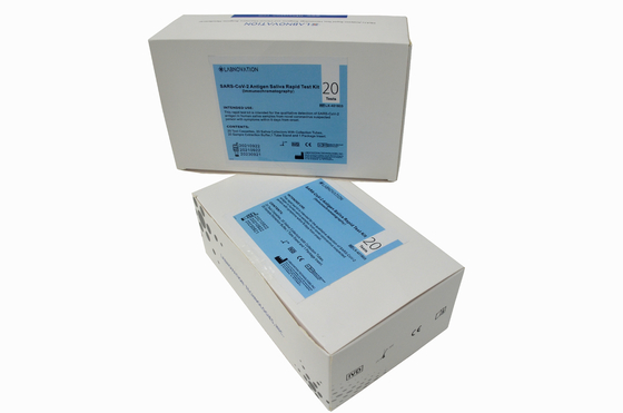 CE MSDS র‍্যাপিড অ্যান্টিজেন টেস্ট কিট স্যালিভা RTK টেস্ট কিট 99% নির্দিষ্টতা