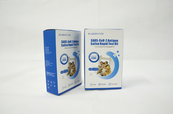 ল্যাবনোভেশন SARS CoV 2 স্যালিভা সেল্ফ টেস্ট কিট অ্যান্টিজেন সেলফ টেস্ট সিঙ্গেল প্যাকিং