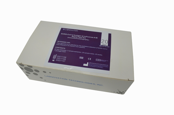 ISO 13485 প্রফেশনাল ইনফ্লুয়েঞ্জা AB টেস্ট কিট ফ্লু সোয়াব অ্যান্টিজেন কিট