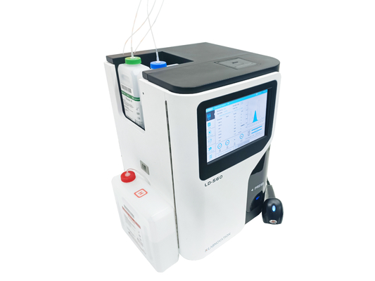 HPLC পদ্ধতি HbA1c পরীক্ষা বিশ্লেষক ল্যাবনোভেশন বিশ্লেষক বিকল্পের জন্য ডুয়াল মোড