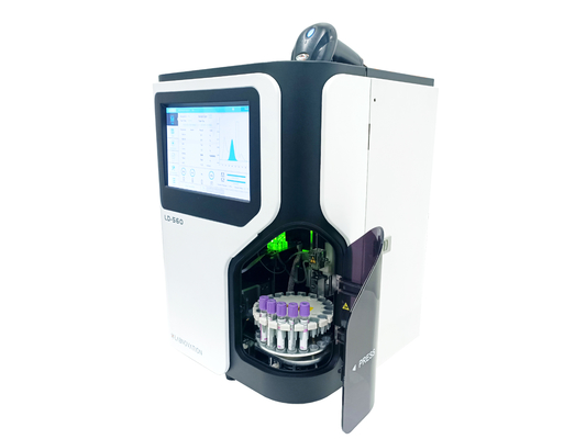 ল্যাবনোভেশন LD-560 সম্পূর্ণ স্বয়ংক্রিয় HbA1c বিশ্লেষক IFCC NGSP সার্টিফিকেটেড ডুয়াল মোড বিকল্প
