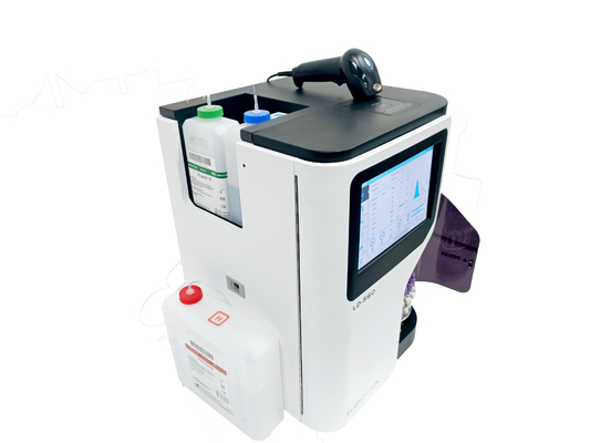 HbA1c বিশ্লেষক LD-560 ল্যাবনোভেশন HbA1c পরীক্ষার জন্য সর্বশেষ বিশ্লেষক HPLC পদ্ধতি অপারেশনের জন্য ডুয়াল মোড