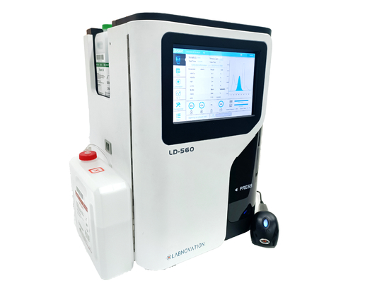 HbA1c বিশ্লেষক LD-560 ল্যাবনোভেশন HbA1c পরীক্ষার জন্য সর্বশেষ বিশ্লেষক IFCC&amp;NGSP সার্টিফিকেট