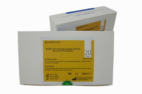 গুণ  Professional CoV-19 Antigen Rapid Test Kit Simple Operation High Accuracy কারখানা