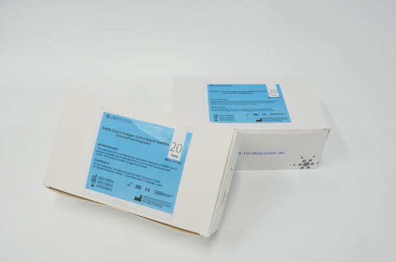 CE MSDS SARS-CoV-2 স্যালিভা অ্যান্টিজেন টেস্ট কিট উচ্চ নির্ভুলতা আর্ট টেস্ট কিট