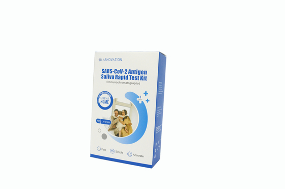 CoV-2 Persnoal Saliva RTK হোম টেস্ট কিট একক প্যাক স্ব-পরীক্ষা