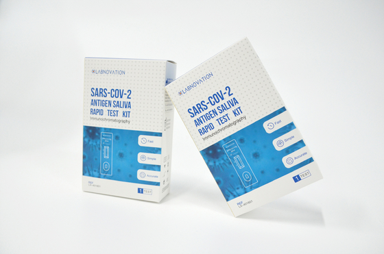 1 প্যাক SARS-CoV-2 স্যালিভা অ্যান্টিজেন টেস্ট কিট কোনো সরঞ্জামের প্রয়োজন নেই