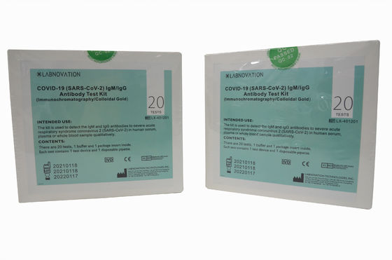SARS-CoV-2 IgG/IgM অ্যান্টিবডি র‍্যাপিড টেস্ট কিট সহজ অপারেট উচ্চ নির্ভুলতা