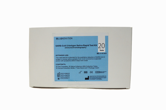 CE MSDS র‍্যাপিড অ্যান্টিজেন টেস্ট কিট স্যালিভা RTK টেস্ট কিট 99% নির্দিষ্টতা