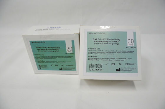 পেশাদার পরীক্ষার জন্য CE 98.00% নির্দিষ্টতা নিরপেক্ষ অ্যান্টিবডি কিট