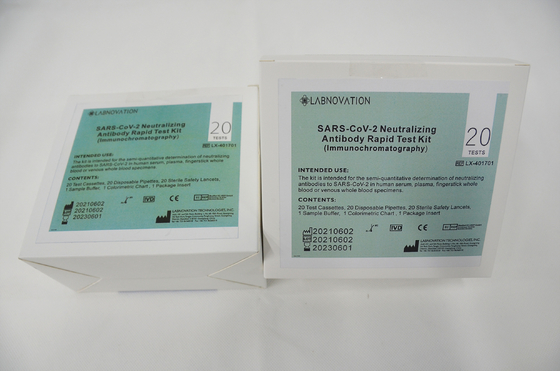 ISO13485 দ্রুত নিরপেক্ষ অ্যান্টিবডি টেস্ট কিট 95.00% নির্ভুলতা