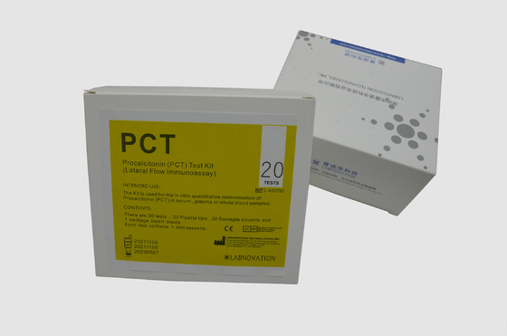 IVD পাশ্বর্ীয় প্রবাহ ইমিউনোসাই POCT টেস্ট কিট PCT Procalcitonin টেস্ট কিট