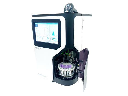 HbA1c বিশ্লেষক LD-560 ল্যাবনোভেশন সর্বশেষ সম্পূর্ণ স্বয়ংক্রিয় বিশ্লেষক HPLC পদ্ধতি IFCC&amp;NGSP সার্টিফিকেটেড HbA1c বিশ্লেষক